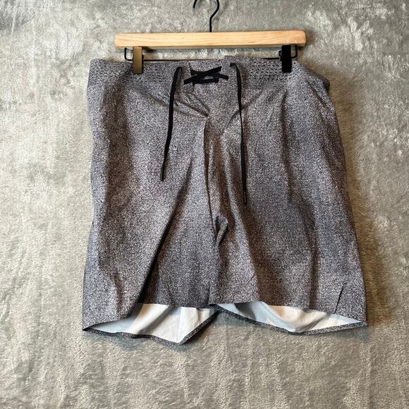 Lululemon Current State Short 9" Carbon Mist Alpine White Graphite Grey Size 34 - Picture 1 of 6